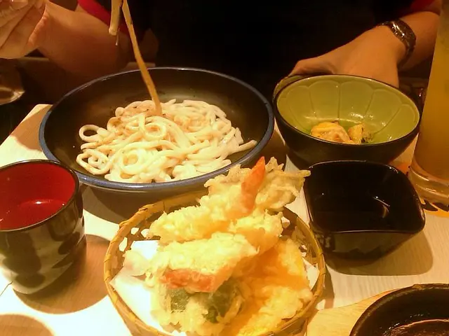 雜錦天婦羅麻醬掛烏冬