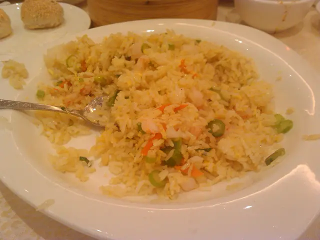 無蒜蓉味嘅蒜蓉海鮮炒飯