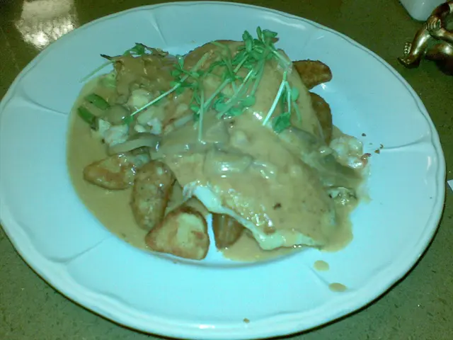 龍利柳配薯菜, 好大碟呀