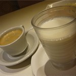 齋啡 + 熱鮮奶
