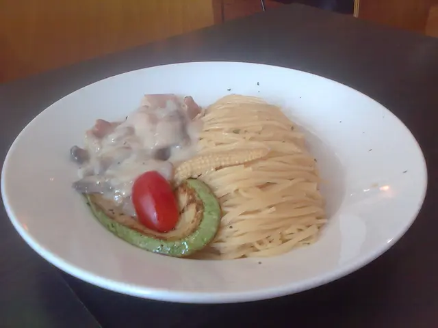 白汁雞柳天使麵