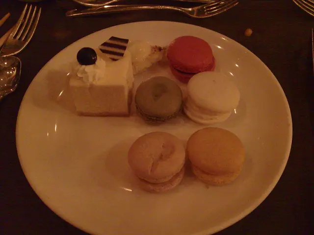 不同味道的馬卡龍，cheese cake的味不夠濃