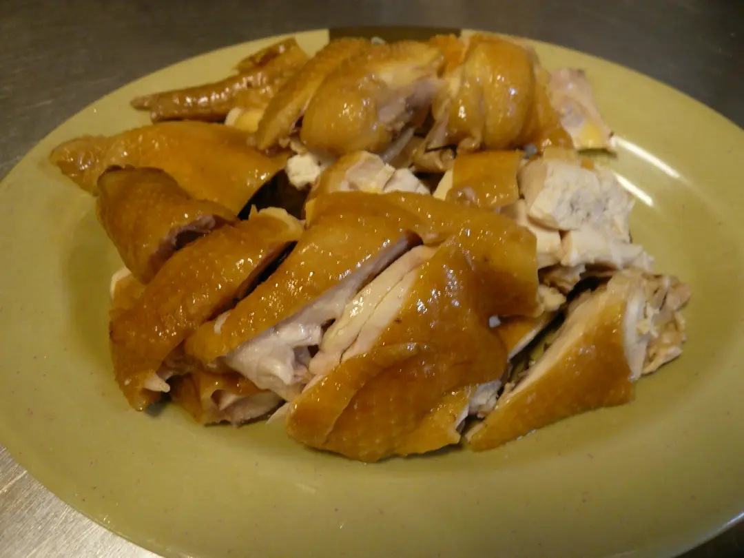 瑶柱贵妃鸡有点鸡味, 几滑值得试.