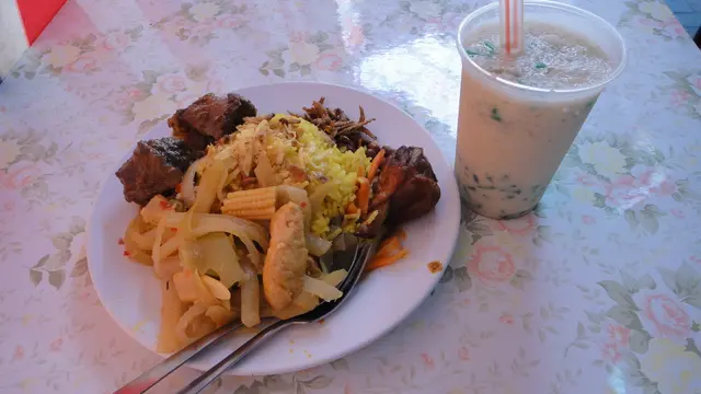 印尼式黃薑飯 及  珍多冰