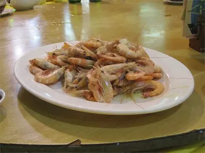 白灼海生蝦