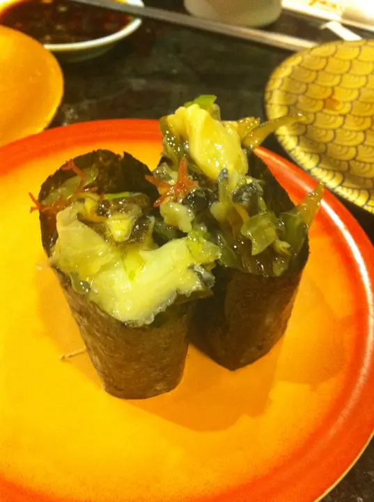 山葵海螺軍艦壽司!!good!