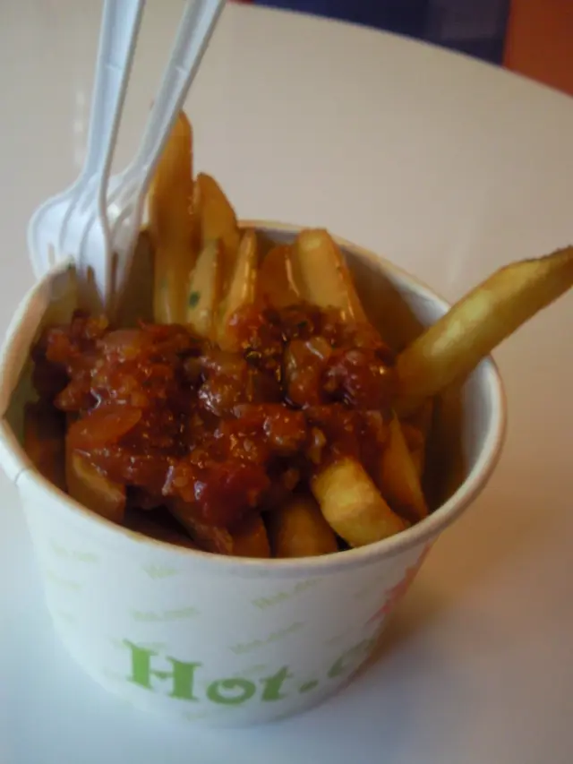 特濃車打芝士+鮮茄肉醬原味薯條 (大)