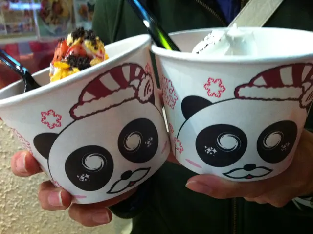 雪糕杯係可愛熊貓