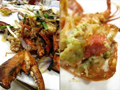 三蔥炒波士頓龍蝦