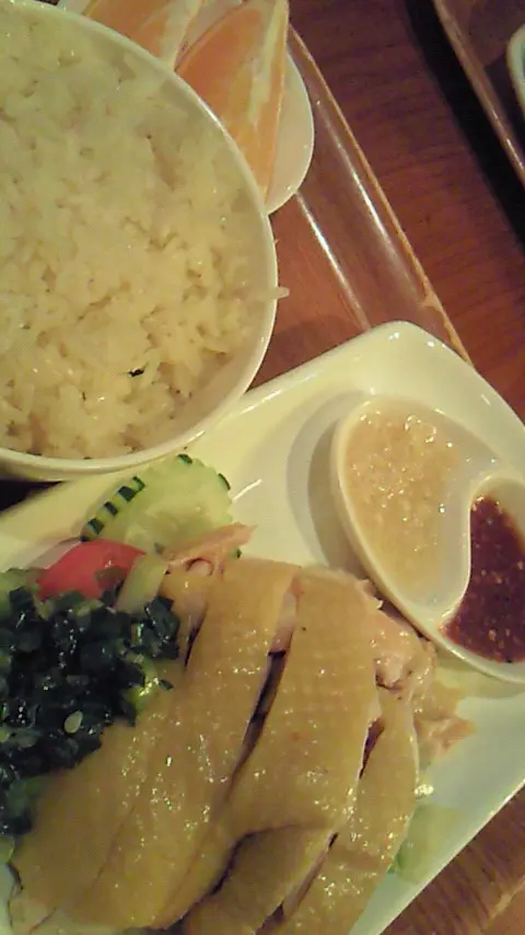 無骨雞髀海南雞飯