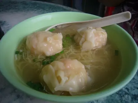 雲吞麵(單併) - 麵條有咬口