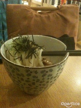 Cold udon - 銅鑼灣的魚泉日本料理鐵板燒