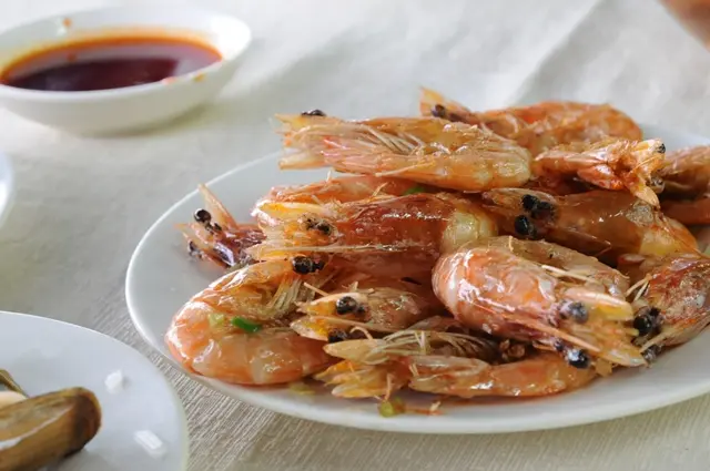 豉油皇煎蝦
