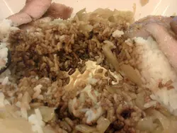 豉油飯，見到作嘔