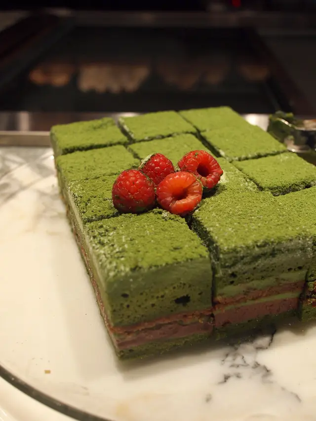 抹茶蛋糕是廚師極力推介