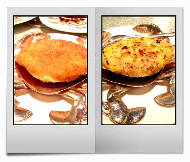 酥炸釀蟹蓋 & 芝士釀焗蟹蓋