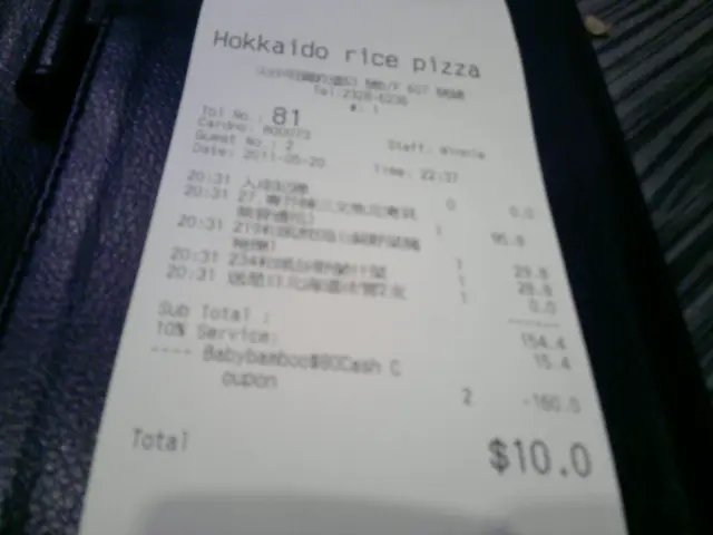 結帳只需付現金$10