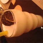 Vanilla Milkshake with Toasted Marshmellows