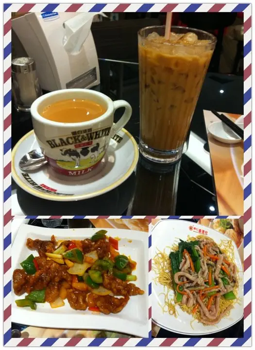 晚餐-菠蘿咕嚕肉及肉絲炒麵