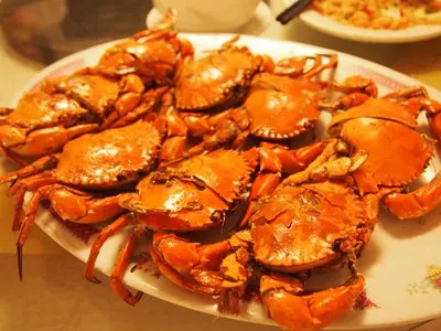 油鹽焗奄仔蟹