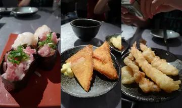 sushi 的饭好酸.. 炸野还可以..