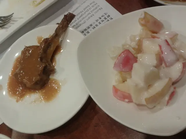 法式燒羊扒 & 蘋果薯仔沙律