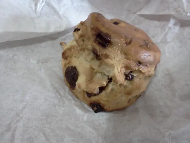 raisin scone $13