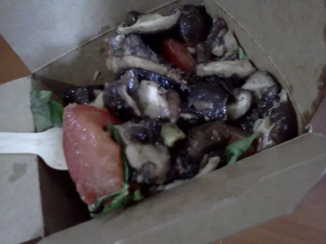 mixed mushroom & pumpkin salad (small) $45