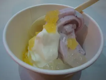 原味 6分,蓝莓 7.5分