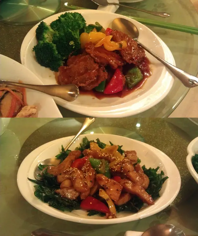 京式牛柳、川椒六和雞