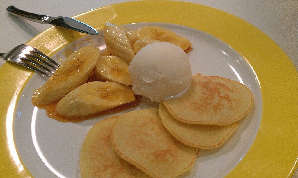 香蕉pancake图片
