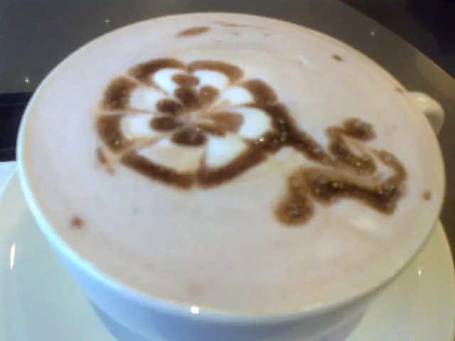 熱薄荷咖啡近鏡