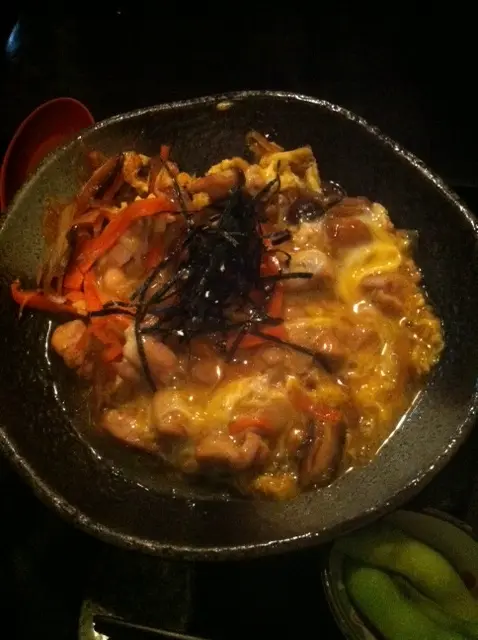 滑蛋雞肉丼定食 $65