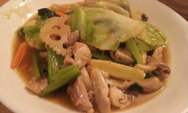 泰式乾炒河，$48