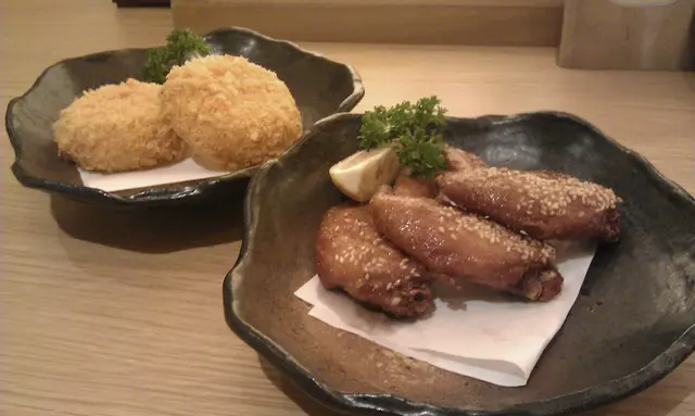 芝士薯餅 , 芝麻雞翼