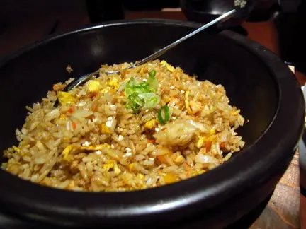 炒飯的珍珠米很爽口,味道偏濃