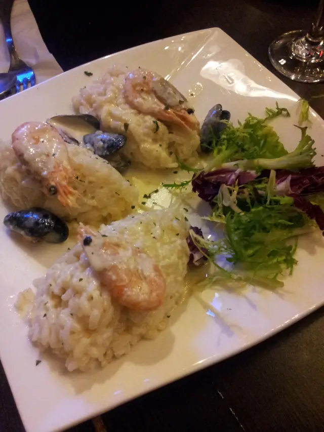 海鮮白汁義大利飯