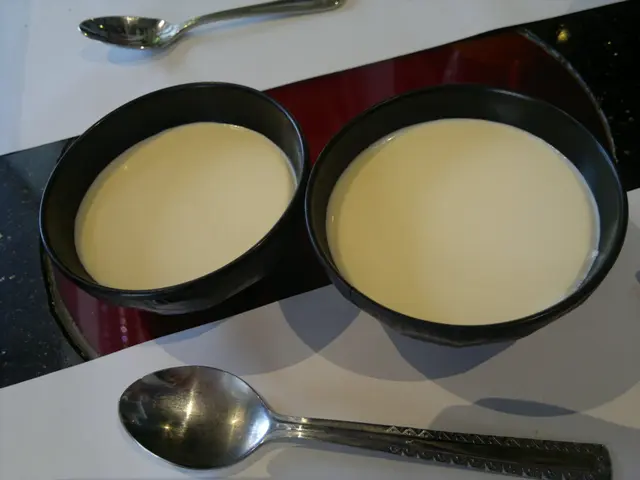 甜品 雲尼拿奶凍。