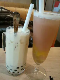 香蕉珍珠+巨峰提子乳酪
