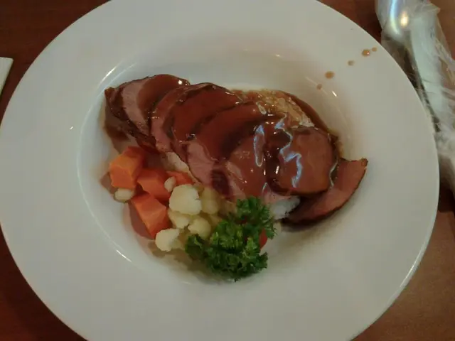 燻煙鴨胸配蜜糖紅酒汁