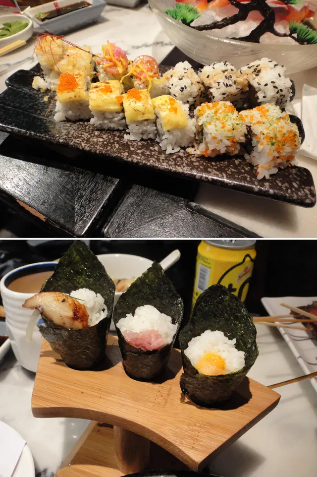 反卷味道一般、迷你手卷飯少餡多值得安哥。