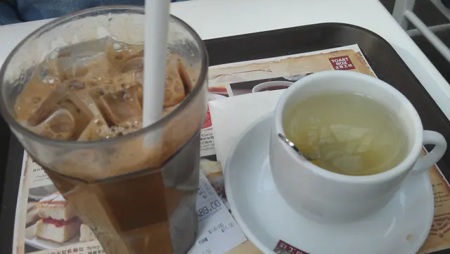 蜂蜜柚子茶與凍咖啡