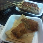 燒牛舌 + 燒免治雞肉串 + 炸芝士雞卷