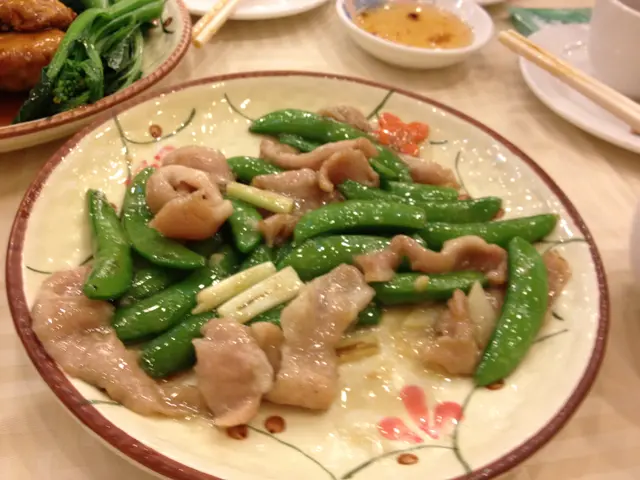 蜜糖豆豬頸肉 - 味道倘算可以。