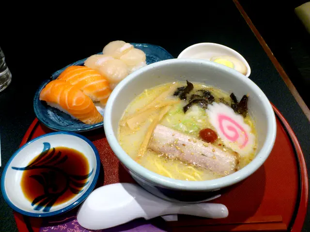 差, 鹽味拉麵加壽司定食