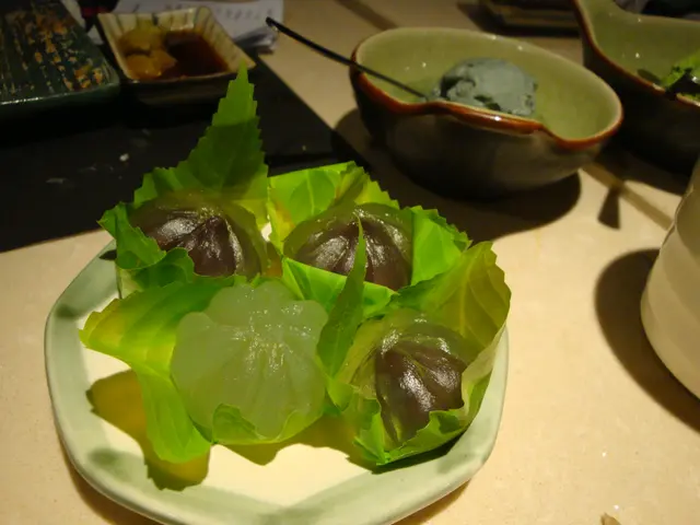 抹茶和果子、紅豆和果子、芝麻雪糕