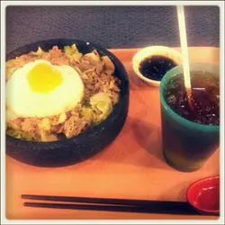 牛肉石头锅饭