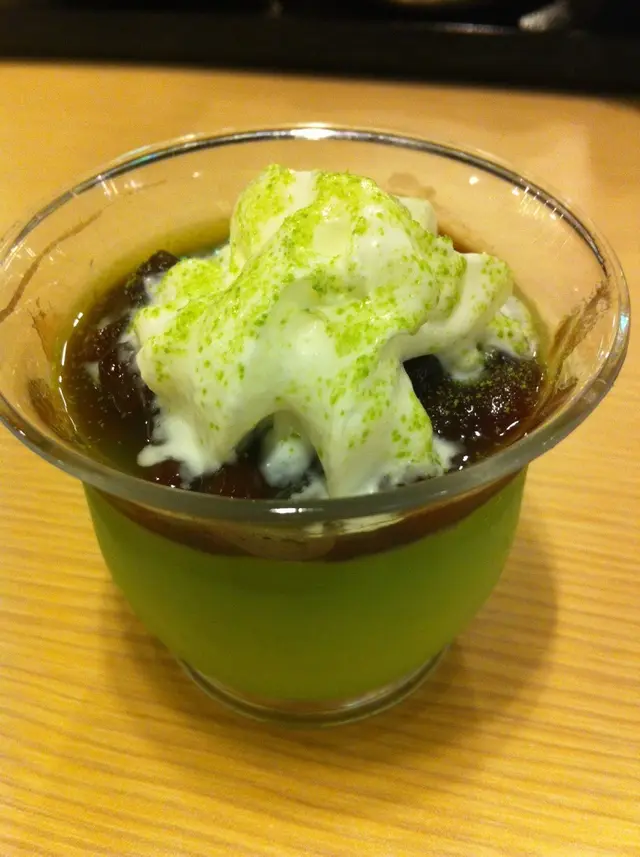 紅豆抹茶布丁