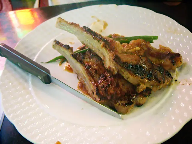 紐西蘭羊仔架(兩件)配有機法邊豆紫心蕃薯---羊好羶,蕃薯又凍