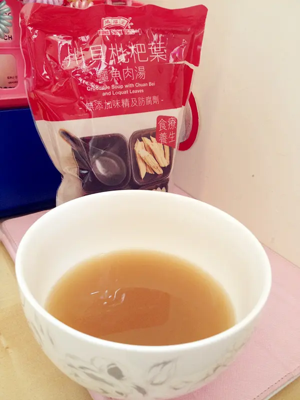 強肺理肺川貝枇杷葉鱷魚肉